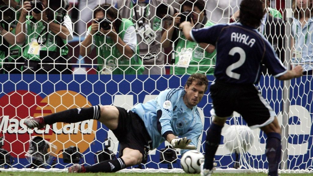 Jens Lehmann durante aquella mítica tanda de penaltis vs. Argentina en 2006: IMAGO