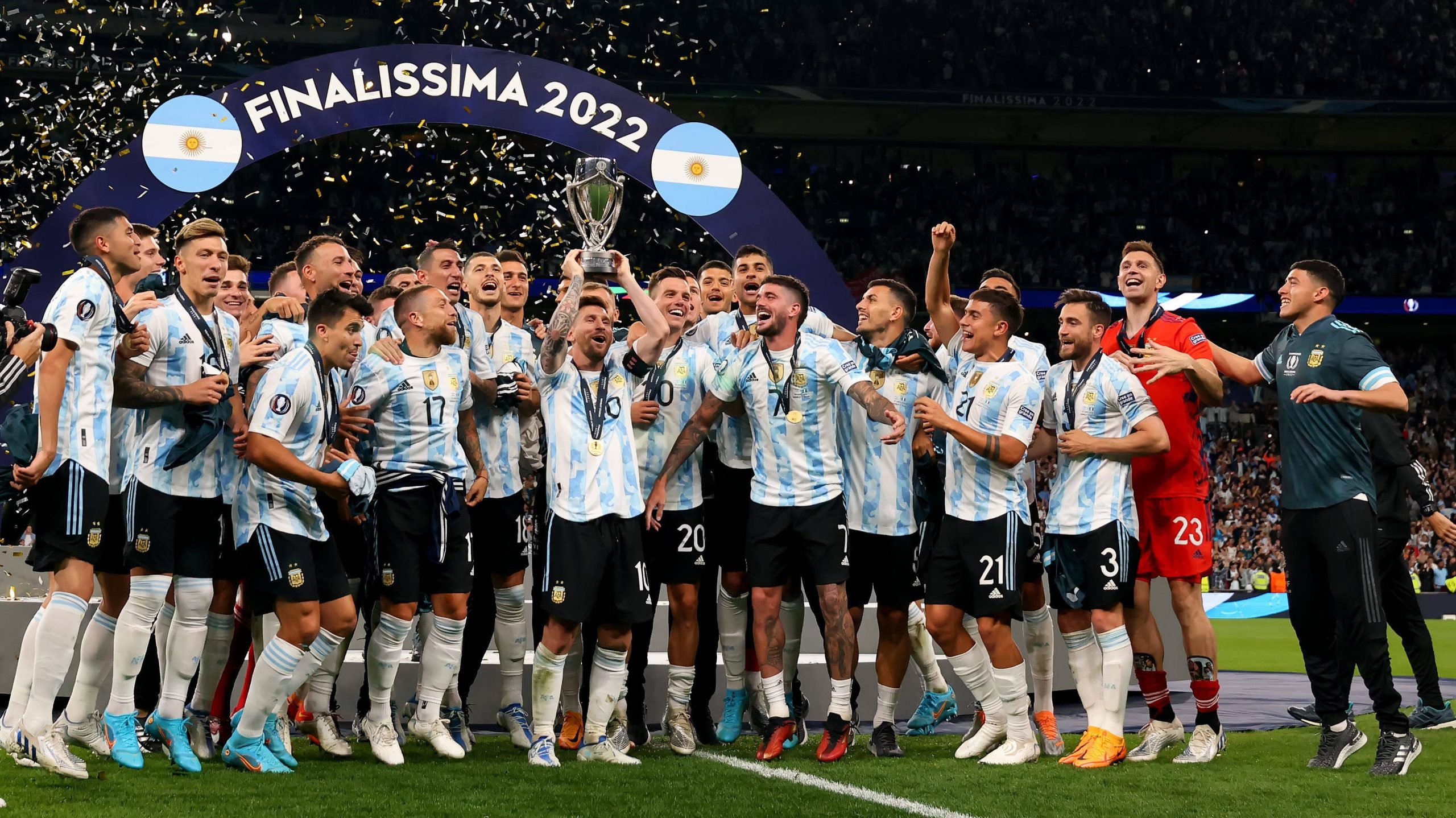 Argentina fue la ganadora de la Finalissima 2022.
