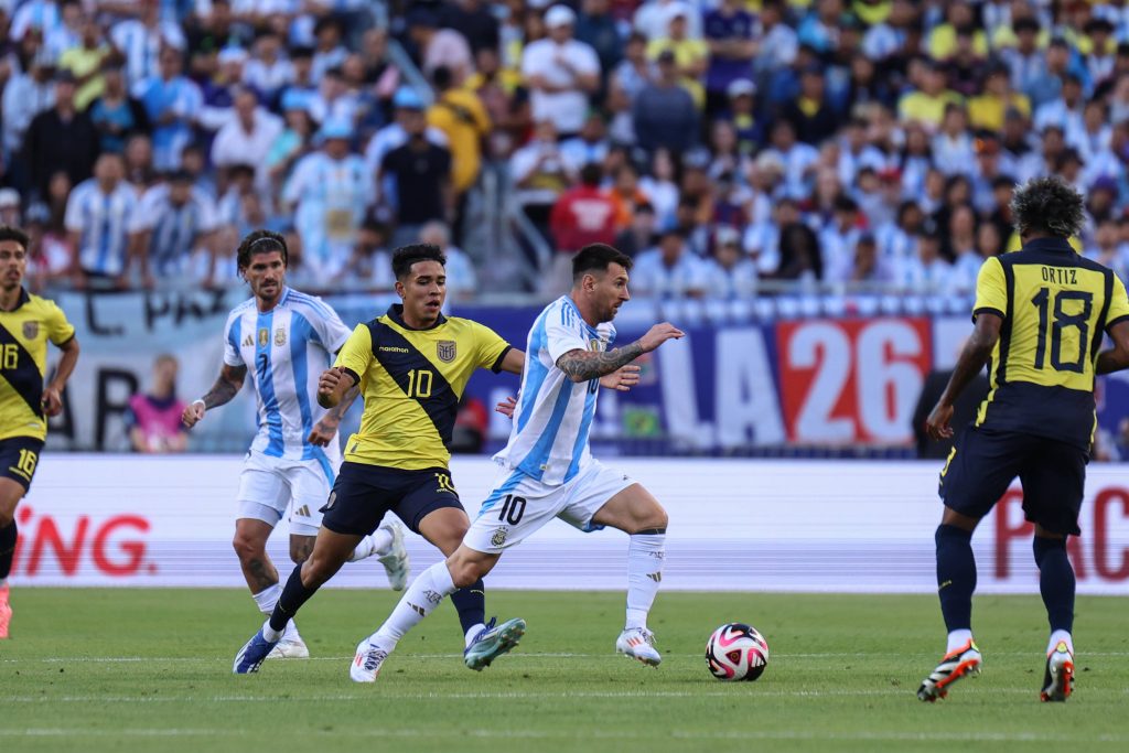 Argentina viene de ganarle un amistoso a Ecuador, previo a la Copa América. (Foto: Imago)